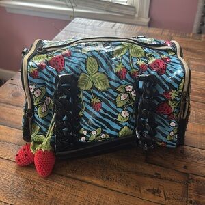 Betseyville by Betsy Johnson strawberry print bag